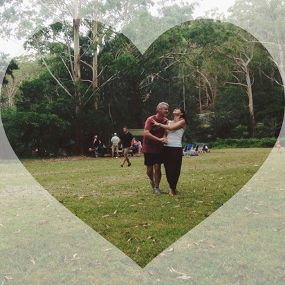 Family fun in Lane Cove park, Sydney. Maria took this photo xxx