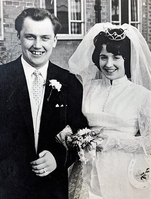 Kathleen and Brian wedding 1962