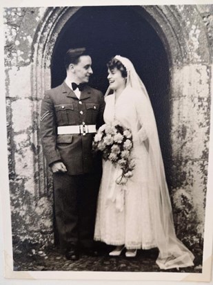 Mum and Dads wedding day, 12th December 1959