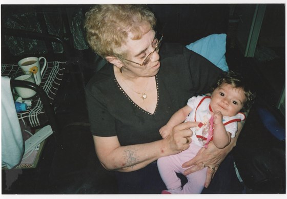 Mum with her Great Grand daughter Tamia