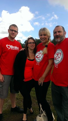 Sporting our brake t-shirts