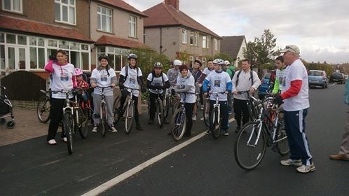 Sponsored cycle ride October 2014- getting ready
