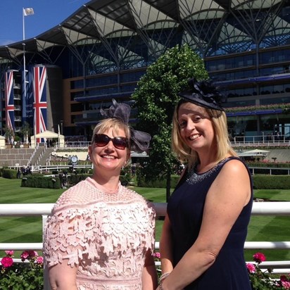 A perfect day at Ascot - love you so much Joycie xxx