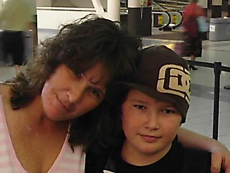 Me and Jakub at the airport.  he was on his way home after spending the summer with me.