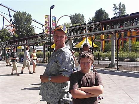 ray and Jakub at Cedar Point