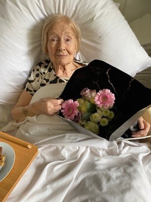 Mum...  May  2022 flowers from Joanne received  at the Nursing Home 