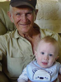 Grandpa Ken and Landen  2008