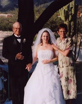 Bride with Mom and Dad
