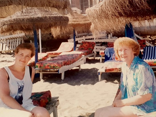 Lisa and Shirley in Benalmadena