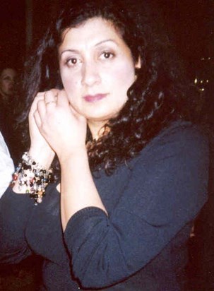 Aliye at the 2003 Christmas party