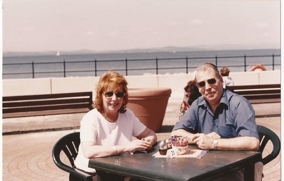 Joan and Willie in Largs