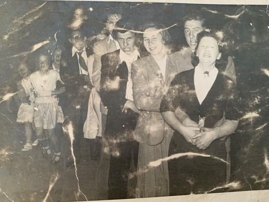 In The Maytree Pub doing the conga! Circa 1948