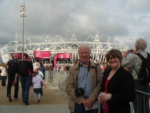 With Jane, London Olympics 2012