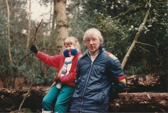 With Jane, Sutton Park 1986