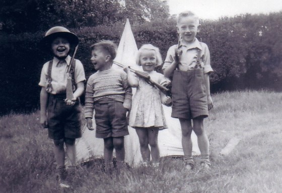 Lots of Higgses! John, Anthony, Pat and Rod 1953