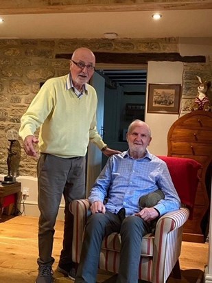 Two brothers out of four - John and Vernon, taken in 2020
