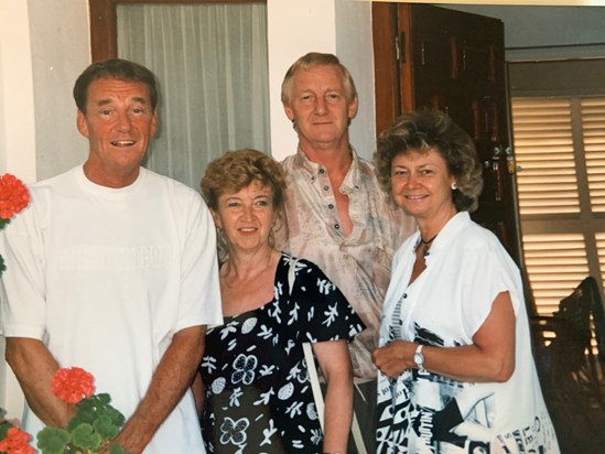 Holidays with the family  - Mum, Barb. John & Mick
