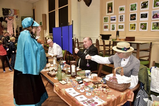 At the 2019 Bournemouth Heritage event at the Bournemouth Natural Science Society 