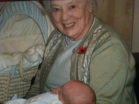 Granny with her Great Grandson 'Jude'