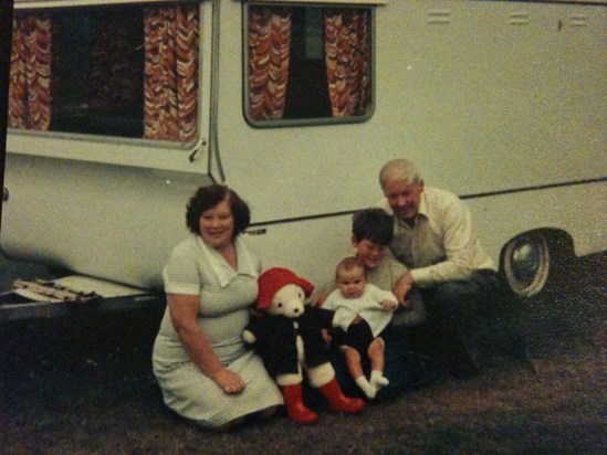 Granny, Gramps with Paul.