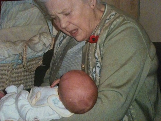 Granny with baby Jude xx