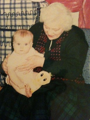 Granny with little Erin xx