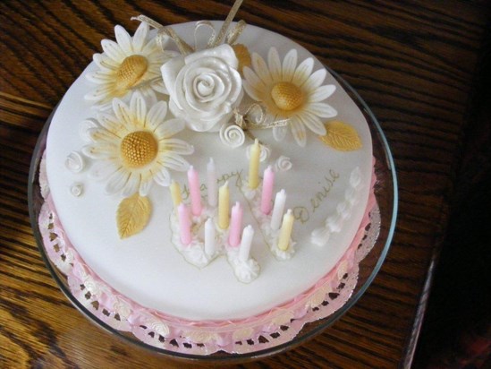 Denise's 91st birthday cake 1