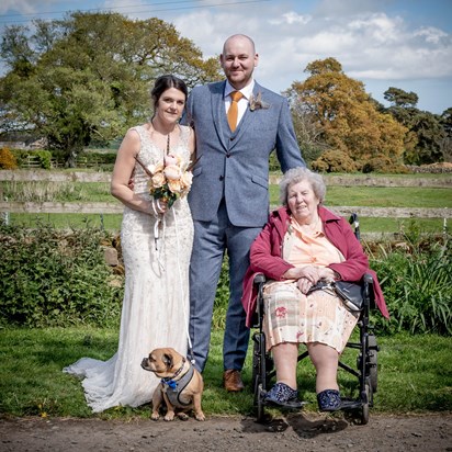 Grandma Betty at Michael jnrs wedding 