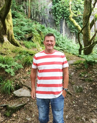 Craig on a walk in Fowey, summer 2019