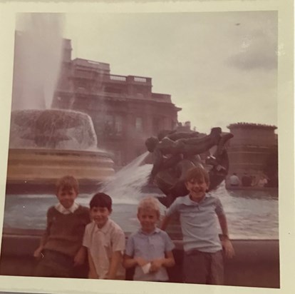 Me and My three cousins , Craig Mark and Simon 1968  1969  ? such Happy times MG 2606