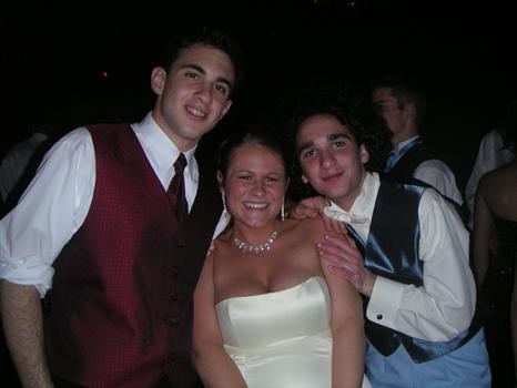 Dav with Cassidy and Joe at BHS Prom 2005