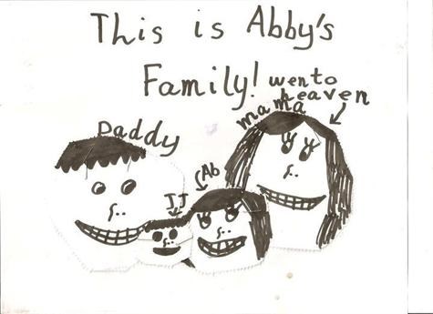 Picture drawn by Abby, Destin's daughter
