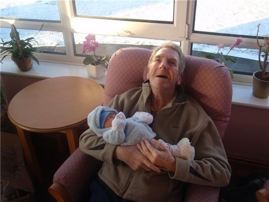 Dusty with his Grandson Cameron