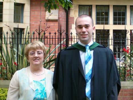 Simon's graduation - A proud Mum
