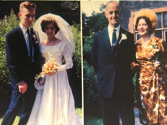 Mum and Dad’s Wedding Day and Mum’s parents x