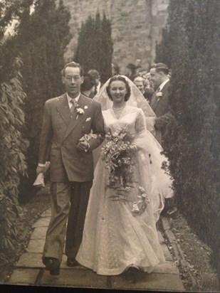 Brian & Dorothy's Wedding 1951