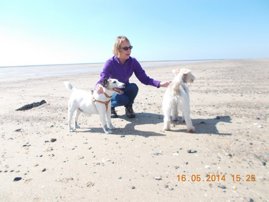 ...and you said you were no good with dogs, Bernadette! Normandy 2014