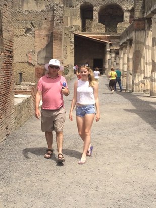 Herculaneum Jeremy and Annie. Aug 2014