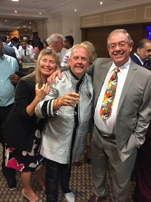 Catching up with Bob and Marion at Ashwin and Smita's Wedding a couple of years ago. Lovely photograph taken by Will xx 