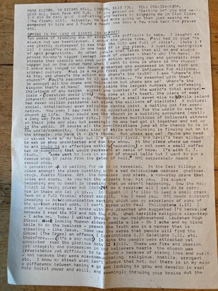 Letter 1991 Mark pt.1 