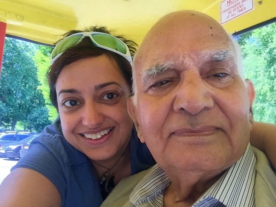 Priya with Dad Hasmat