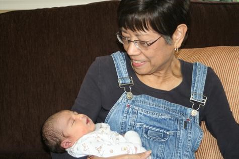 Lola meets Jaysen (Sept. 2007)