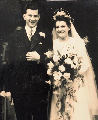 6th July 1946 Mum and Dad’s wedding day ????