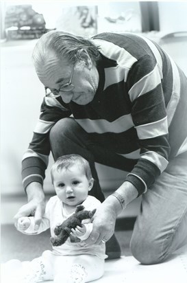 Grandpa and his angel 