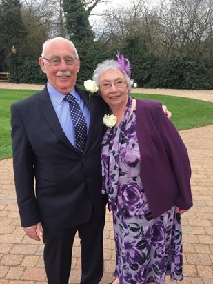 Ray and Maureen at Kate’s Wedding - April 2016