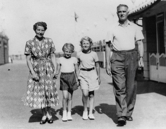 1954 Jackson family in Cliftonville