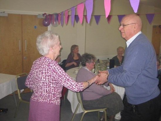 Gordon and Nan dancing