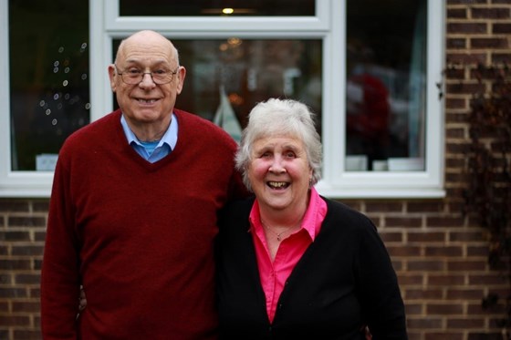 Gordon and Rosemary Christmas Photo