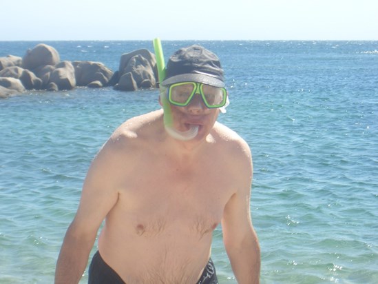 Snorkelling Grandpa