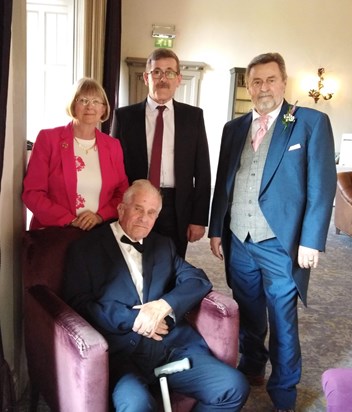 George   A Family wedding 2019   Doreen, Fred, John with Nunkie